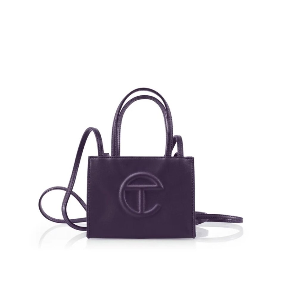 Telfar Small Shopping Bag – Eggplant Purple, NWT